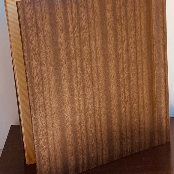 Wooden photo album - Golden brown vintage design - Picture 3 of 8
